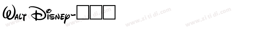 Walt Disney字体转换